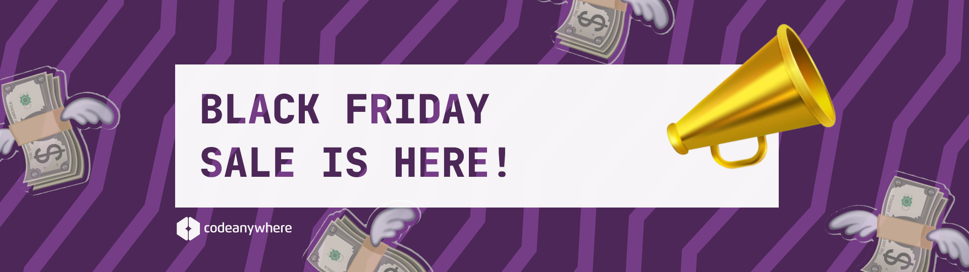 Codeanywhere Black Friday Banner